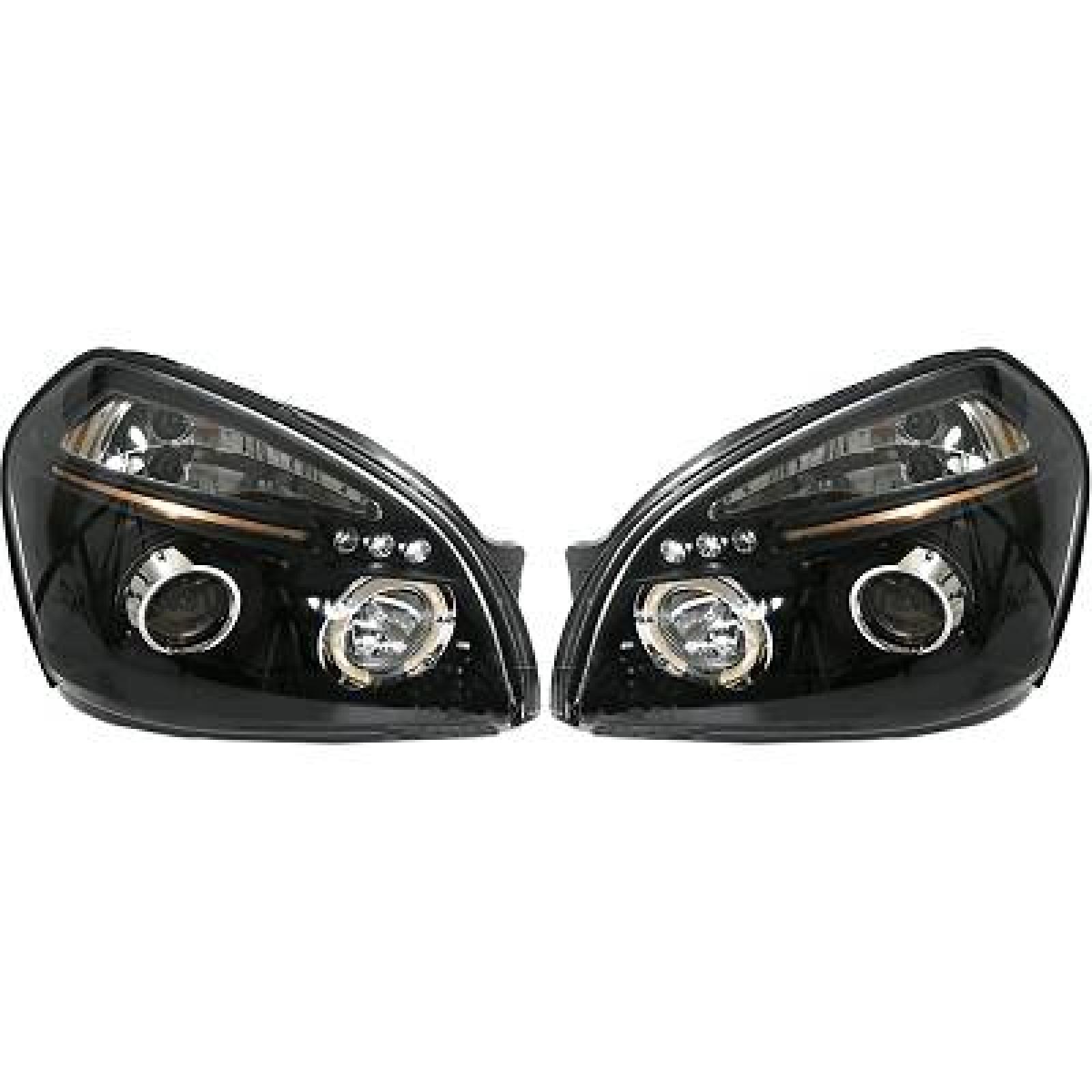 DESIGNSCHEINWF.SET TUCSON, passend für 04->>     KLARGLAS/SCHWARZ